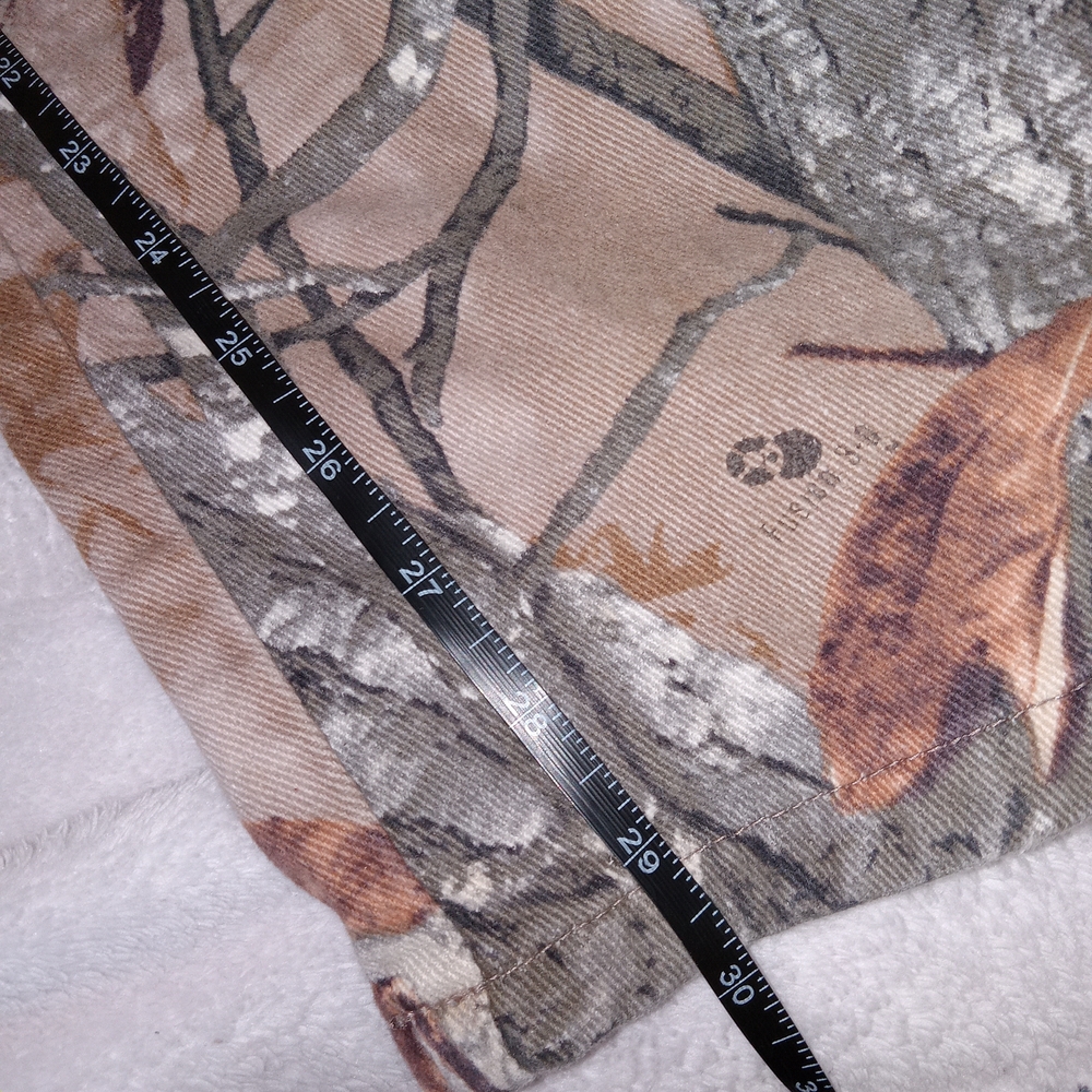 Wrangler Mossy Oak Fusion 3D Camo Jeans Mens 34x30 Double Knee Hunting 97GR1FS - Picture 8 of 11